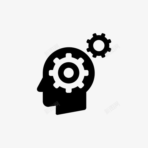 处理引擎齿轮图标svg_新图网 https://ixintu.com 商业小卷1 处理 工作 引擎 思考 机制 生产力 结果 解释 齿轮