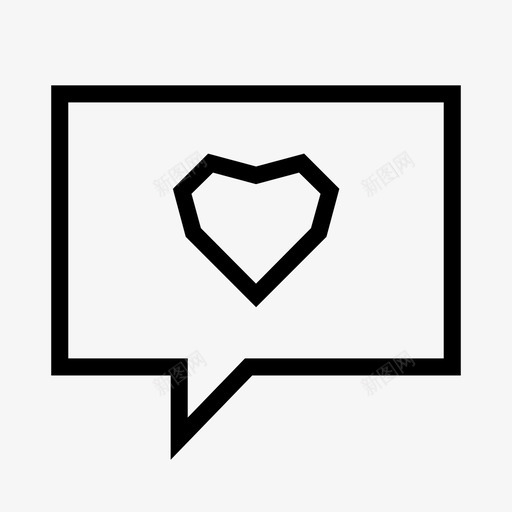 爱的留言甜蜜的留言情人节图标svg_新图网 https://ixintu.com 卡片 对话 情人节 文字情感 泡泡 爱的留言 甜蜜的留言 聊天 角聊 诗歌 谈话