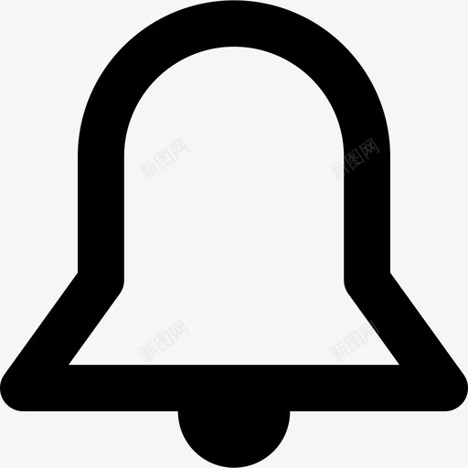 钟形轮廓界面要领图标svg_新图网 https://ixintu.com 界面 要领 钟形轮廓