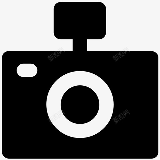 照相机庆典和派对大胆的实心图标svg_新图网 https://ixintu.com 庆典和派对大胆的实心图标 照相机