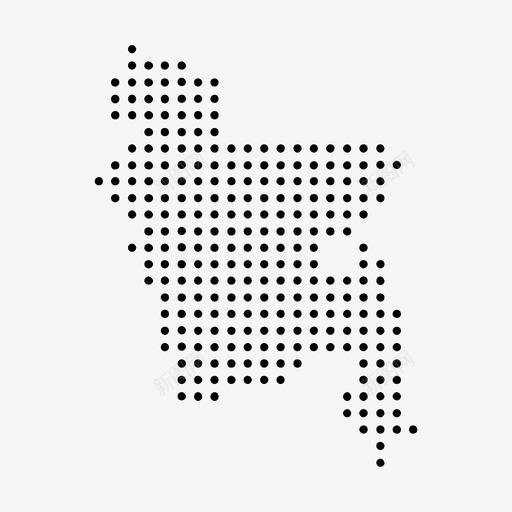 孟加拉国亚洲国家图标svg_新图网 https://ixintu.com 亚洲 位置 名称 国家 国家卷1 地图 孟加拉国 旗帜 标志 风格