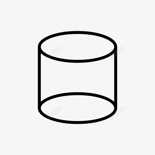 圆柱工具形状轮廓图标svg_新图网 https://ixintu.com 创意 圆形 圆柱 圆柱工具 形状 编辑 设计 轮廓 软件工具