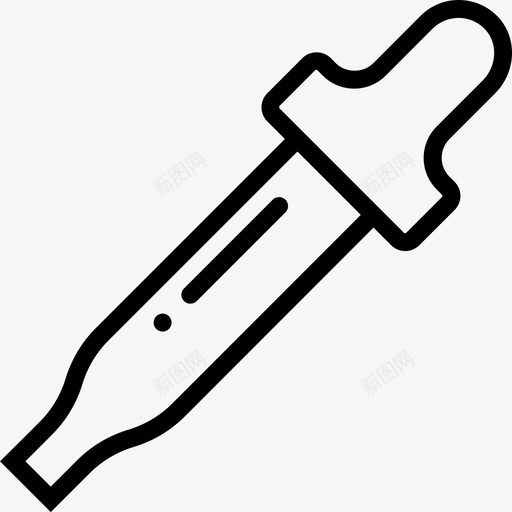 空滴管注射器符号图标svg_新图网 https://ixintu.com 工具 挤压 数量 注射器 空滴管 符号 粉碎图标设计大纲 药物 设计 部分