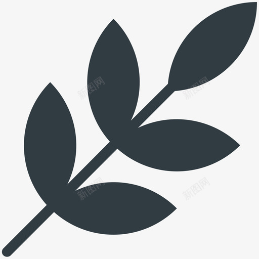嫩枝自然酷标图标svg_新图网 https://ixintu.com 嫩枝 自然酷矢量图标