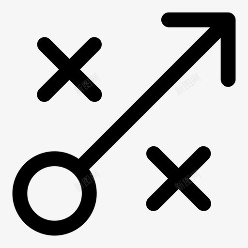 战略战术运动图标svg_新图网 https://ixintu.com 商业大胆 团队 战术 战略 方法 比赛 游戏 计划 足球 路线 运动