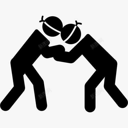 残奥会柔道体育多项目图标svg_新图网 https://ixintu.com 体育 多项目 残奥会柔道