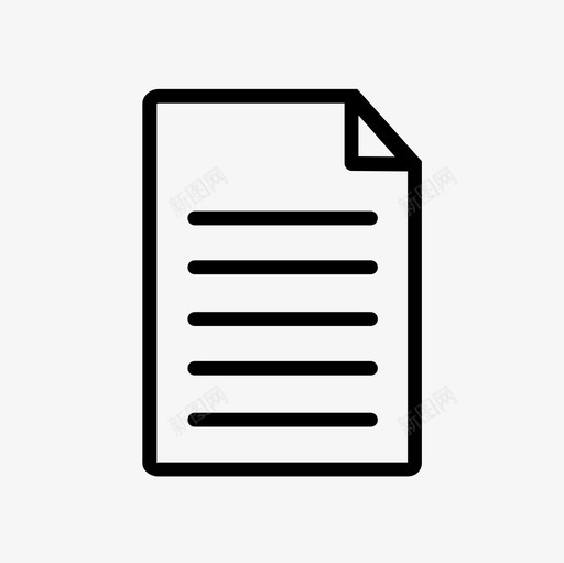 文件印刷品表演图标svg_新图网 https://ixintu.com 印刷品 文件 标识 纸张 线条艺术 表演 记录 论文 载体 页面