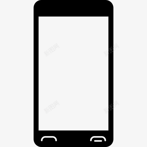 手机外形工具和用具酷酷图标svg_新图网 https://ixintu.com 工具和用具 手机外形 酷酷图标