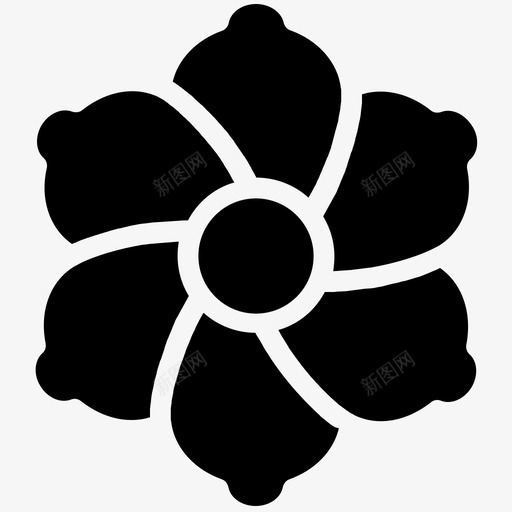 花装饰生态图标svg_新图网 https://ixintu.com 生态 自然 自然酷矢量图标 花 花束 花设计 装饰