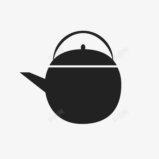 茶壶锅炉焦糖图标svg_新图网 https://ixintu.com 火锅 焦糖 茶叶元素 茶壶 蒸锅 锅炉