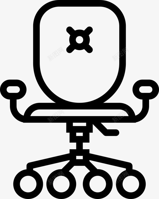 办公椅座椅办公家具图标svg_新图网 https://ixintu.com smashicons家庭概述 办公家具 办公桌椅 办公椅 商务椅 家用 座椅 扶手椅 腰部支撑