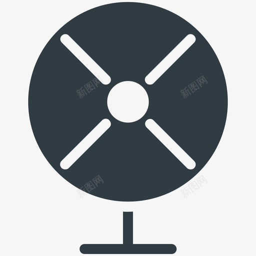 风扇夏季凉爽标图标svg_新图网 https://ixintu.com 夏季凉爽矢量图标 风扇