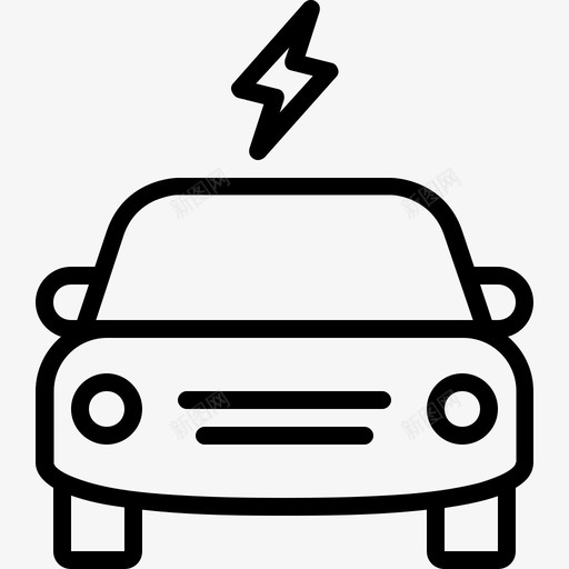 电动汽车充电器电动交通工具图标svg_新图网 https://ixintu.com drve 充电器 插头 汽车和运输线路图标 混合动力 燃气 电动交通工具 电动汽车 电源
