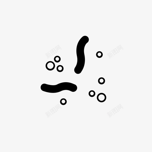 细菌坏的细胞图标svg_新图网 https://ixintu.com 伤寒 坏的 好的 感染 病原体 病毒 科学 细胞 细菌