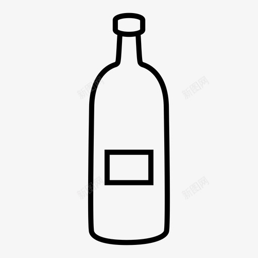 酒瓶软木容器烈酒容器图标svg_新图网 https://ixintu.com 水壶 沐浴化妆品 烈酒容器 软木容器 酒吧 酒瓶 酒精 餐厅 饮料架
