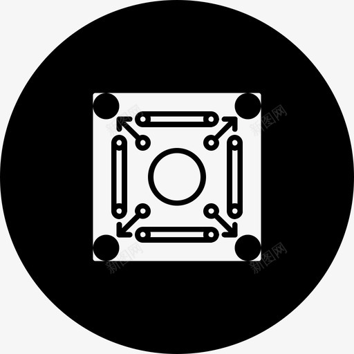 carrom室内游戏差异图标svg_新图网 https://ixintu.com carrom 室内游戏差异