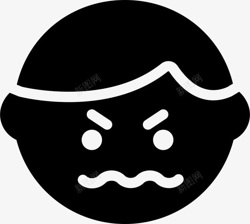 愤怒存储针点图标svg_新图网 https://ixintu.com 乐队 估计 存储 愤怒 男孩 脸 表情符号 表情符号实心 视觉 针点