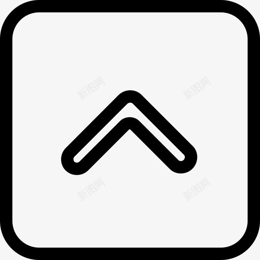 上侧顶部路线图标svg_新图网 https://ixintu.com 上侧 向上 指向 方向 箭头 路径 路线 面向 顶部 高