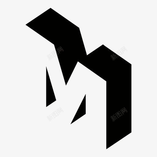 m等距字母表图标svg_新图网 https://ixintu.com m 等距字母表