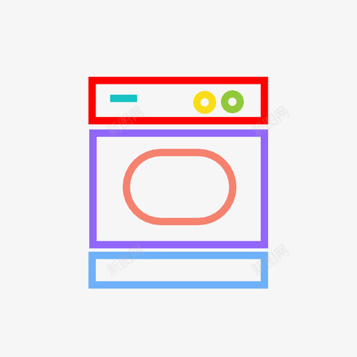 烤箱烘焙厨师图标svg_新图网 https://ixintu.com 厨师 烘焙 烤箱 熔炉 范围 配方