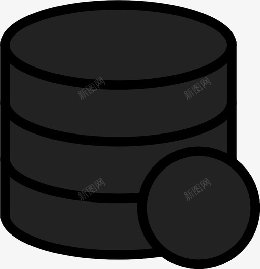 成功数据库图标svg_新图网 https://ixintu.com 成功数据库