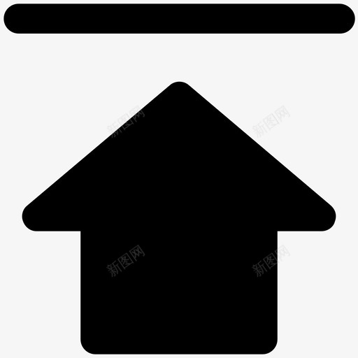 向上箭头上载箭头上载按钮图标svg_新图网 https://ixintu.com 上载按钮 上载箭头 包含 向上箭头 增加 文件上载 滚动 箭头提示 设计和开发粗体实心图标 输出