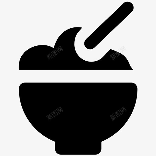 中餐美食大胆的固体图标svg_新图网 https://ixintu.com 中餐 美食大胆的固体图标