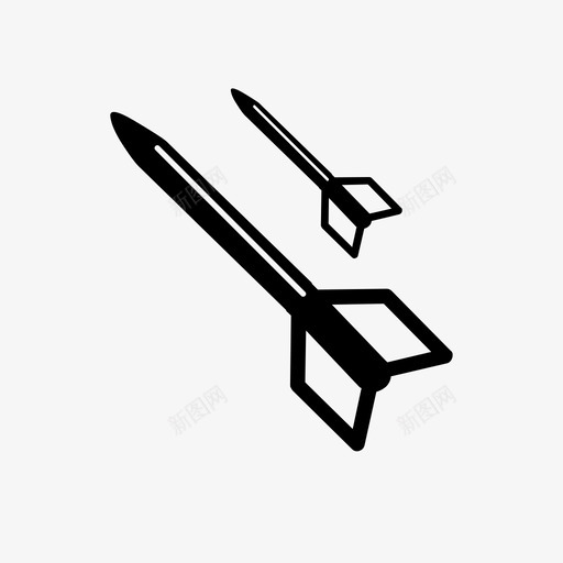飞镖火箭物体图标svg_新图网 https://ixintu.com 乐趣 导弹 材料 波伊特 游戏 火箭 物体 物品 飞镖