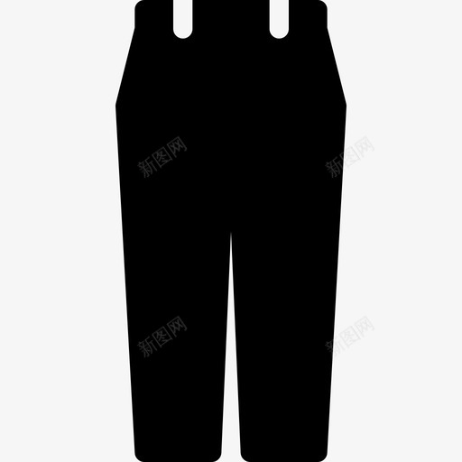 正式裤子休闲裤办公服图标svg_新图网 https://ixintu.com 休闲裤 办公服 卡其布 新郎 时尚 服装配件实心图标 款式 正式裤子 正装