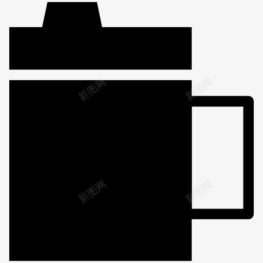 吸管杯饮水杯幼儿杯图标svg_新图网 https://ixintu.com 吸管杯 壶嘴 婴儿杯 容器 幼儿杯 盖子 训练杯 食物酷向量图标 饮水杯