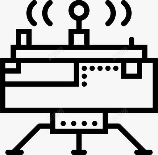 登月舱火箭舱宇航员到达图标svg_新图网 https://ixintu.com 史密森太空轮廓 天文学 太空舱 宇航员到达 火箭舱 登月舱 登陆器 飞船内部