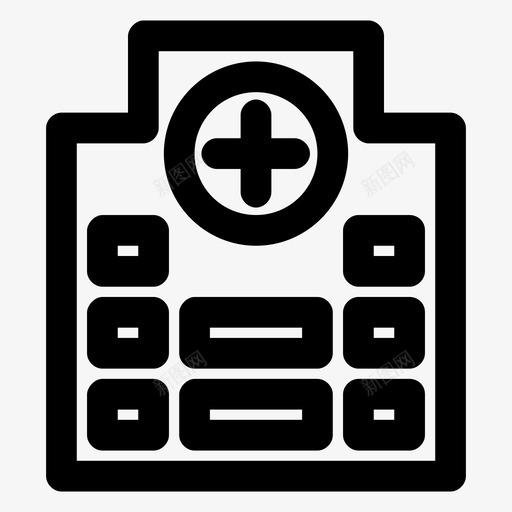 医院大楼医院大胆图标svg_新图网 https://ixintu.com 医院大楼 医院大胆