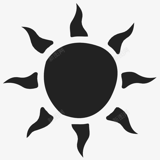 夏天炎热季节图标svg_新图网 https://ixintu.com 夏天 季节 度假 旅行 炎热 酷暑 阳光