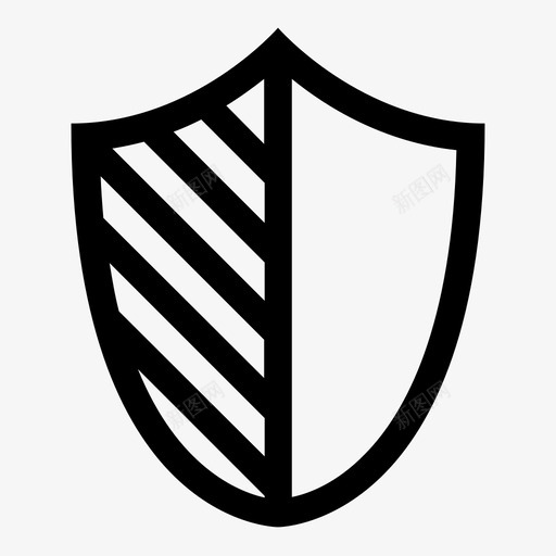 盾安全保障图标svg_新图网 https://ixintu.com 保护 保障 安全 时尚 服装 电子公报 盾 精致 补充