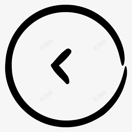 后退上一个否图标svg_新图网 https://ixintu.com 上一个 便利图标第一卷 保持 后退 否 售出 左 方向 移动 粗体 金色