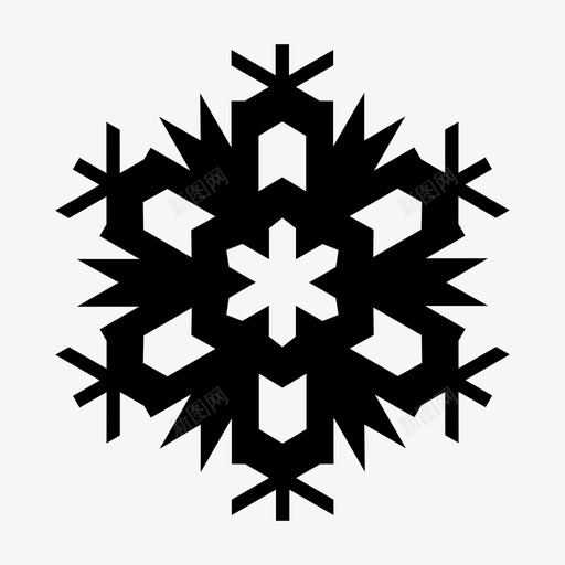 雪花雪花飘落冬天图标svg_新图网 https://ixintu.com 一般雪花 冬天 冰冻 天气 好雪花 雪花 雪花飘落