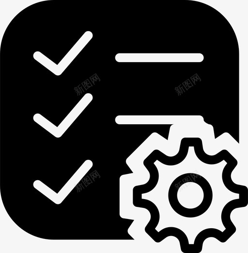 待办事项列表设置互动扎实图标svg_新图网 https://ixintu.com 互动扎实 待办事项列表设置