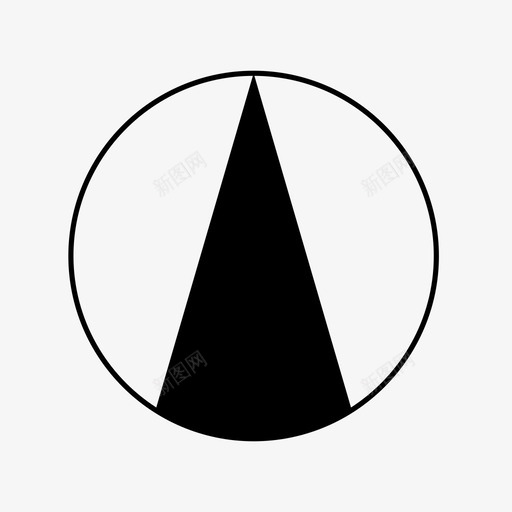 指南针查找丢失图标svg_新图网 https://ixintu.com 丢失 建筑师的符号 指南针 方式 查找 点 符号