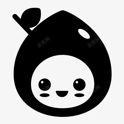 苹果微笑红色图标svg_新图网 https://ixintu.com 化身 可爱 可爱的v01 川菜 微笑 新鲜 水果 红色 绿色 脸 苹果 蠕虫