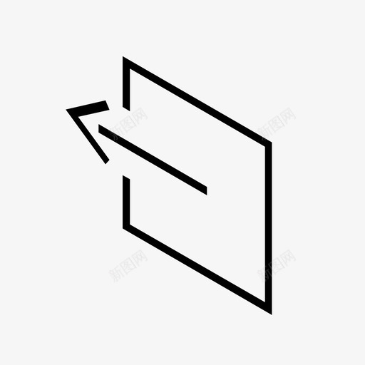 箭头3等轴测箭头图标svg_新图网 https://ixintu.com 等轴测箭头 箭头3