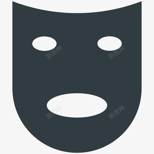 剧院面具庆祝和派对酷标图标svg_新图网 https://ixintu.com 剧院面具 庆祝和派对酷矢量图标