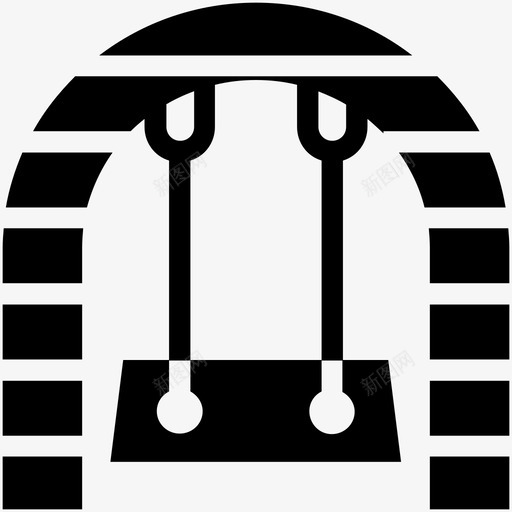 秋千游乐园儿童图标svg_新图网 https://ixintu.com 乐趣 儿童 户外游戏 游乐园 游乐场 玩具 秋千 自然创意图标 设备