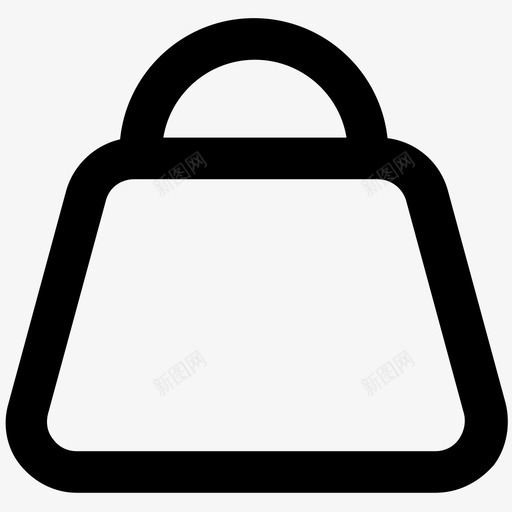 手袋衣服醒目的线条图标svg_新图网 https://ixintu.com 手袋 衣服醒目的线条图标
