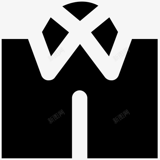 男人的衣服衣服大胆的固体图标svg_新图网 https://ixintu.com 男人的衣服 衣服大胆的固体图标