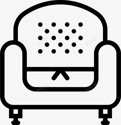 扶手椅座椅休息图标svg_新图网 https://ixintu.com smashicons家庭概述 休息 休息室 坐 家 家庭 座椅 扶手椅 放松