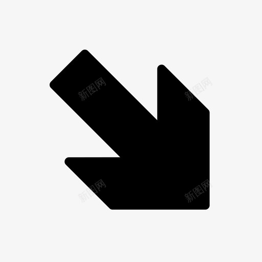 柠檬水糖点心图标svg_新图网 https://ixintu.com 右下角 向下 平滑填充箭头 方向 柑橘 柠檬水 浓烈 点心 移动 箭头 糖 野餐