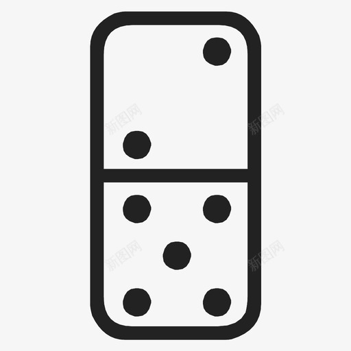 多米诺骨牌设置游戏图标svg_新图网 https://ixintu.com 两个 五 多米诺骨牌 崩溃 摔倒 数字 游戏 设置 连接