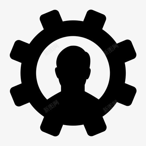 配置文件设置帐户设置齿轮图标svg_新图网 https://ixintu.com 媒体 帐户设置 意见 混合 用户 用户界面简单图标 费率 选项 配置文件设置 齿轮