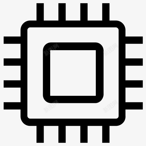 处理器芯片amd微处理器图标svg_新图网 https://ixintu.com amd cpu ui线图标 内存芯片 四核 处理器芯片 微处理器 英特尔 计算机芯片 集成电路