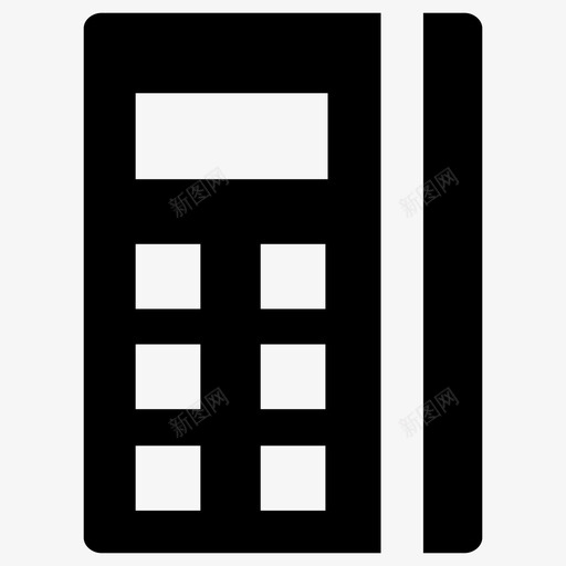 pos机交易加粗线图标svg_新图网 https://ixintu.com pos机 交易加粗线图标 扫码